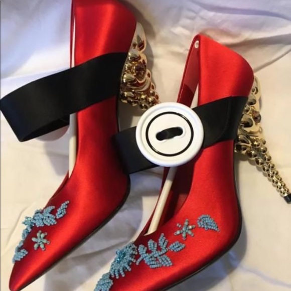 PRADA SATIN PUMPS SHOES US 10 EU 40 - Picture 2 of 6